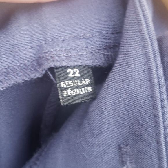 Reitmans 22 Blue Slim Dress Pant - Picture 8 of 9